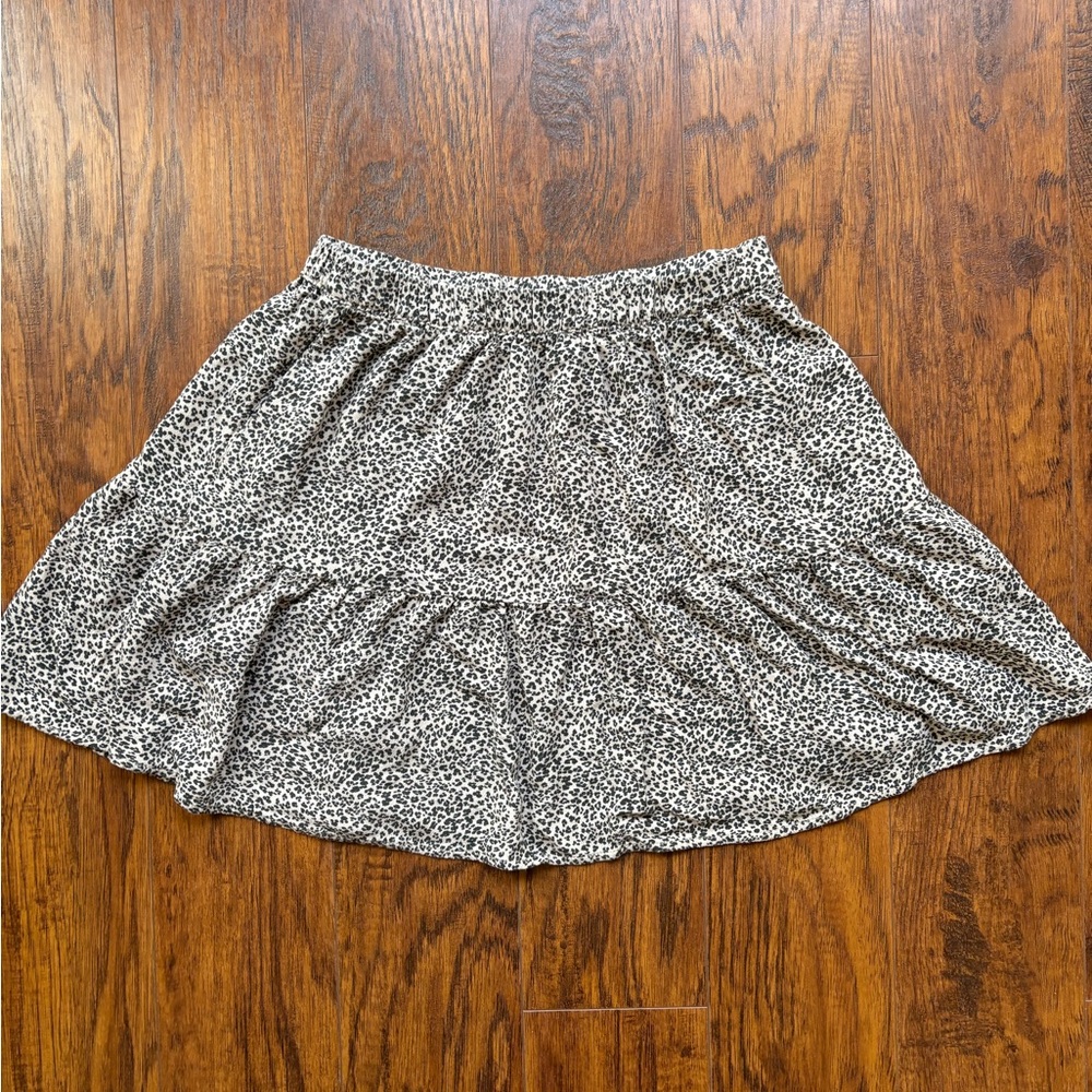 Aerie cheetah print skirt